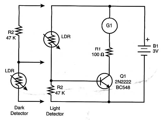 Figure 18 - Detecting light
