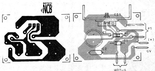 Figura 3 - Placa de circuito impreso para el control

