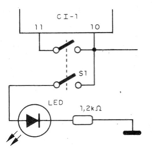 Figura 3 - Conexión del LED stand-by
