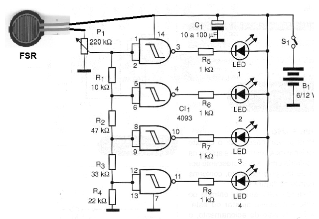 Figura 6 - Un circuito práctico
