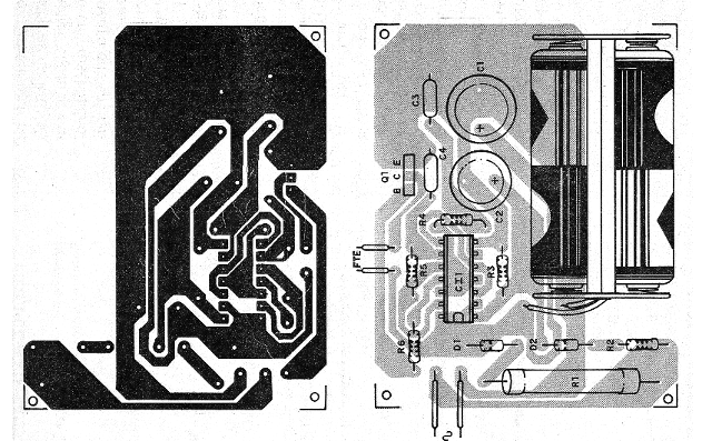 Figura 5 - Placa de circuito impreso de la versión de alta potencia.

