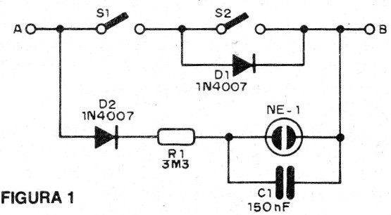    Figura 1 - Circuito completo del interruptor incrementado
