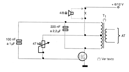    Figura 11 - Oscilador Hartley de potencia
