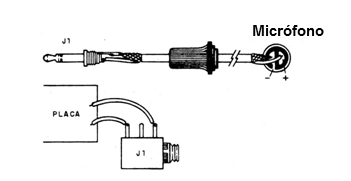 Figura 6 - Uso del electreto de 2 terminales
