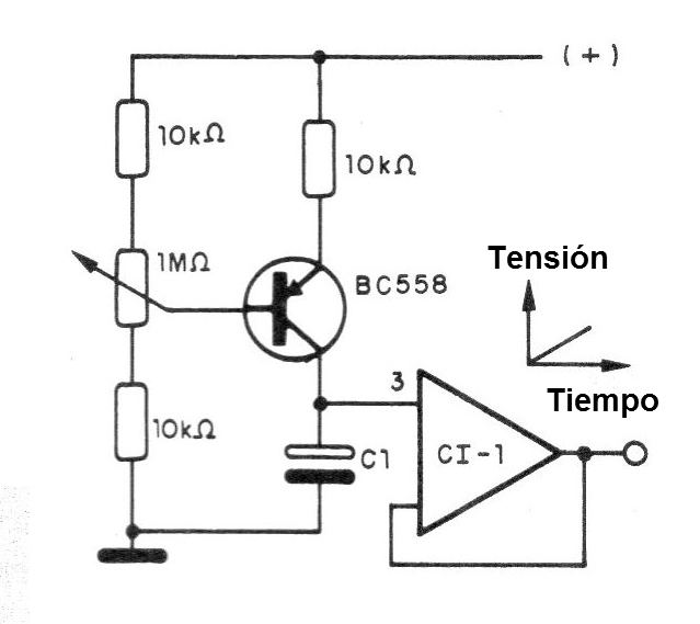Figura 3 - Circuito de carga con corriente constante
