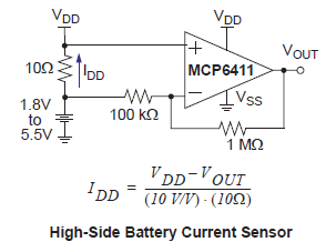 Figura 4 - sensor de corriente de batería
