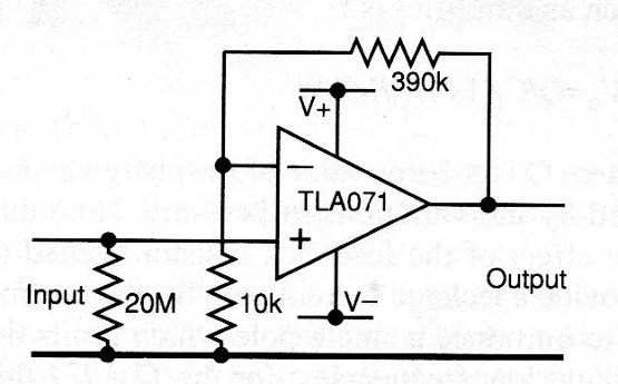 Figura 3 - Amplificador para sensor coaxial
