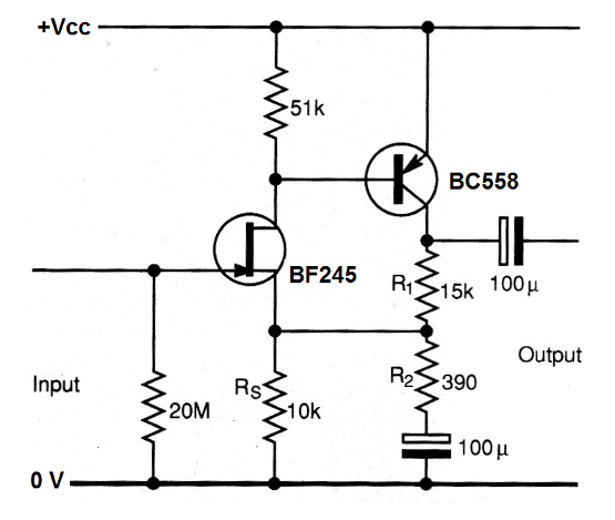 Figura 5 - Circuito con transistores
