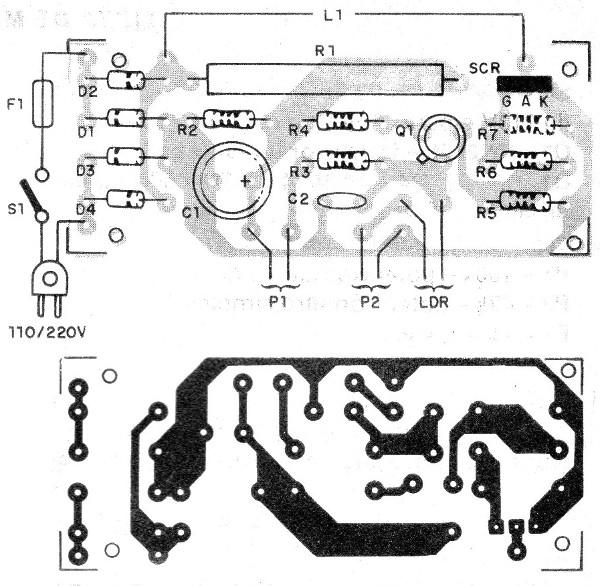 Figura 3 - Montaje en placa de circuito impreso
