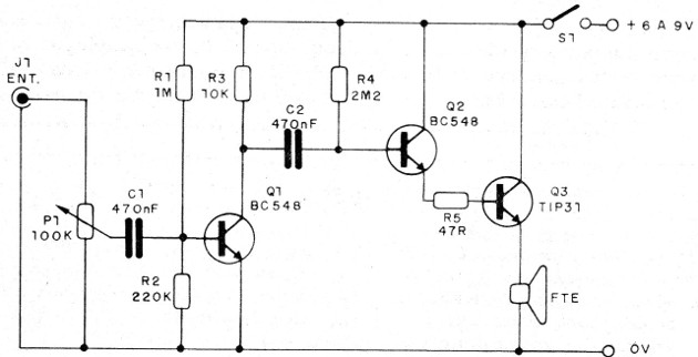 Figura 1 - Diagrama del amplificador
