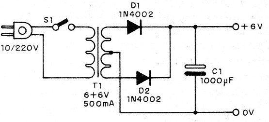 Figura 3 - Fuente simple para el amplificador
