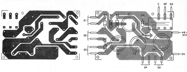 Figura 2 - Placa de circuito impreso para el montaje
