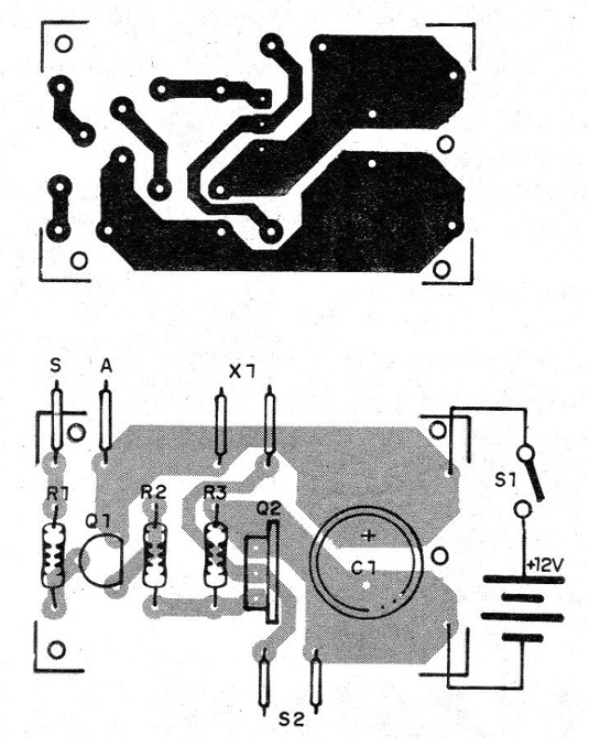 Figura 13 - Placa para el interruptor de timbre
