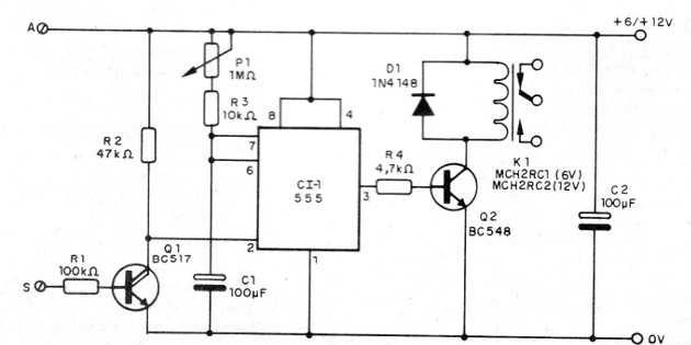 Figura 14 - Interruptor de timbre temporizado
