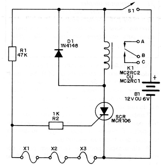 Figura 1 - Circuito completo de la alarma

