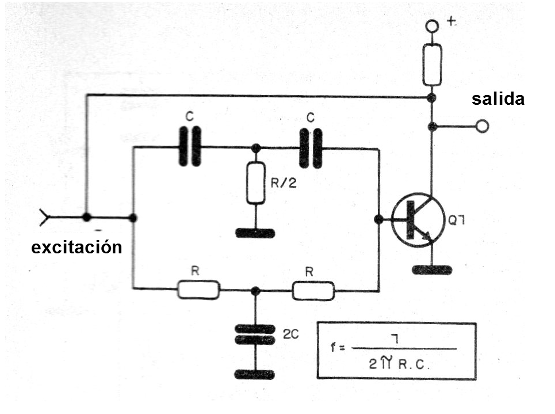 Figura 3 - Oscilador de doble T
