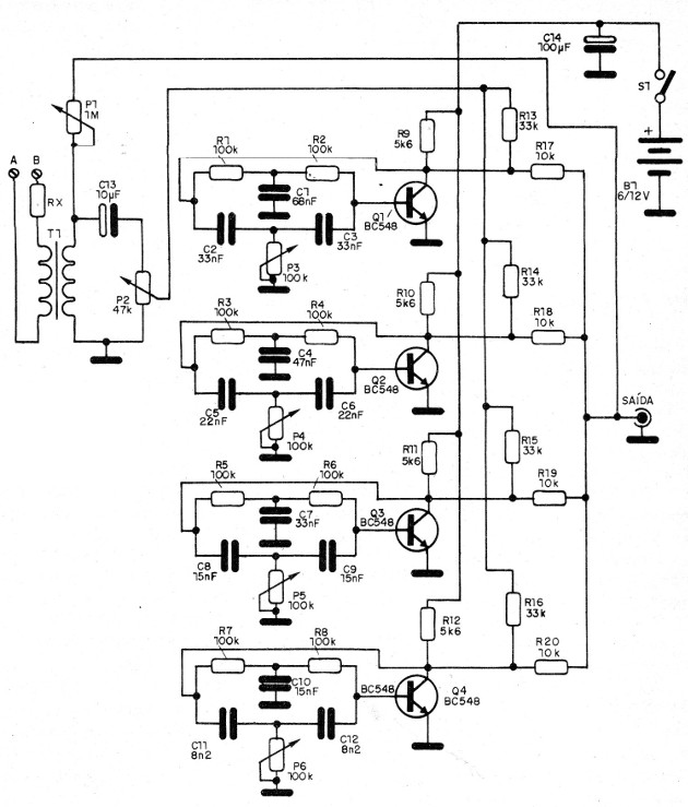 Figura 7 - Diagrama completo del simulador de reverberación

