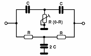 Figura 17 – Obtener oscilaciones amortecidas como  doble T
