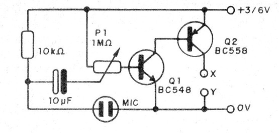   Figura 6 - Modulador para electreto
