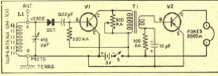 Radio de 2 transistores 
