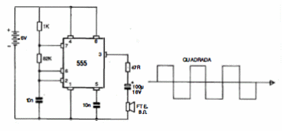 Oscilador Básico 555 
