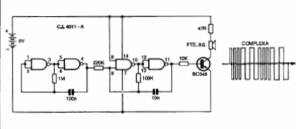 Oscilador Modulado 4011 
