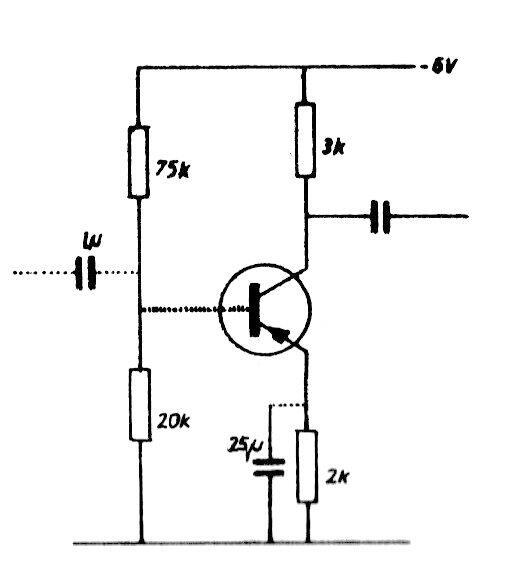 Paso de amplificación con AC171 o AC128 
