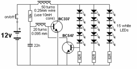 Matriz LED de 1 W 
