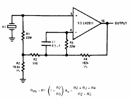 Amplificador para transductor 
