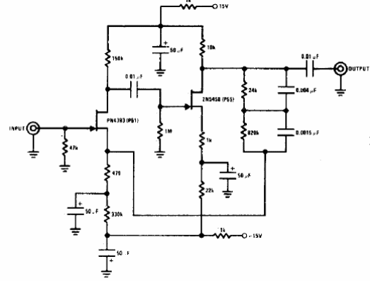 Preamplificador para cabeza magnética 
