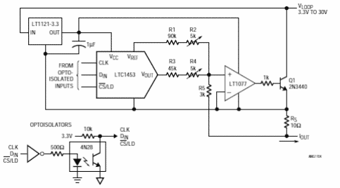 Interfaz 4-20 mA LTC1453 CIR12814S
Interfaz 4-20 mA LTC1453 CIR12814S