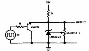 Calibrador rectangular de 5 V 
