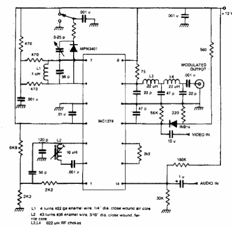 MC1374 Modulador
