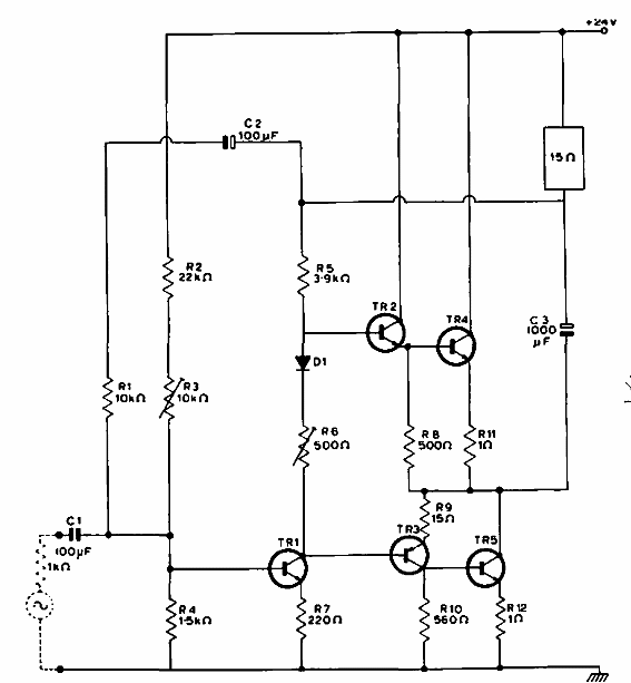 Amplificador 3 W 
