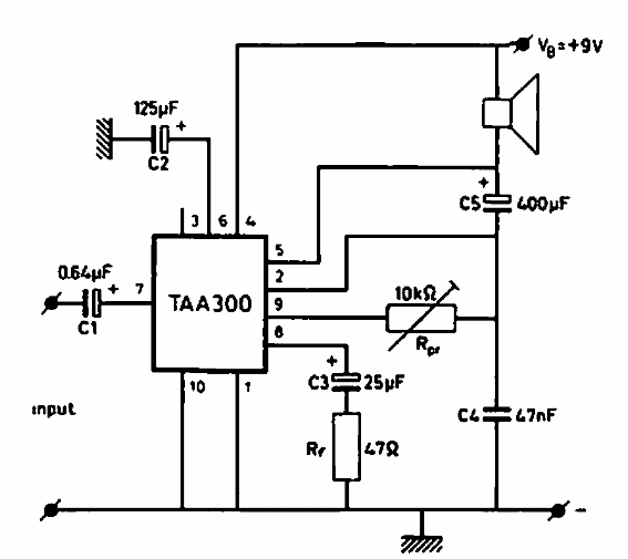 Amplificador 1 W 
