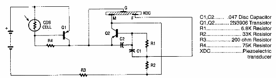 Alarma piezoeléctrica
