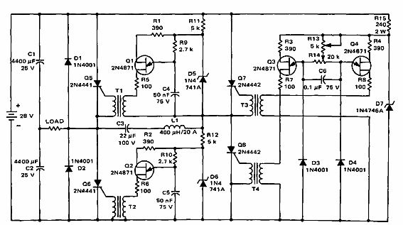 Inversor de 12 V con 60 W 
