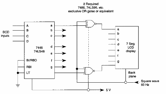 Controlador LCD de 7 segmentos
