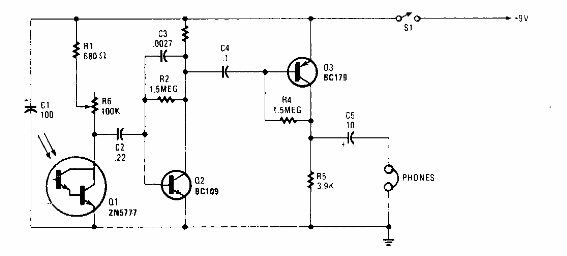 Receptor de luz modulada 
