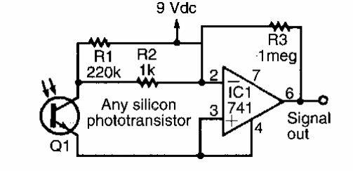 Foto sensor amplificador 
