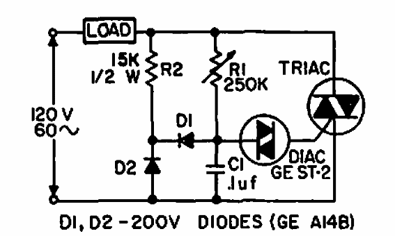 Control por triac sin histéresis 
