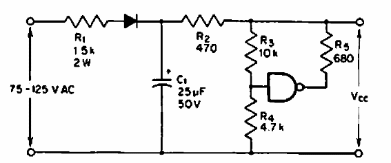 Convertidor 110 V a 12 VDC 
