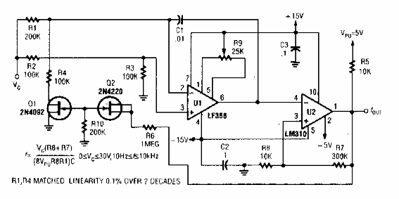 VCO de 10 Hz a 10 kHz 
