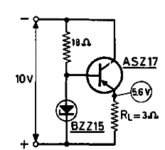 Regulador simple de 5 V 
