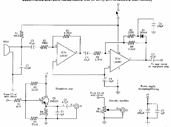 Preamplificador de bajo ruido 
