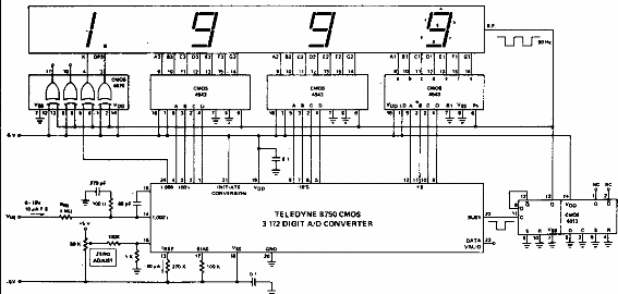 Convertidor AD con display LCD 
