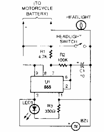 Indicador de faro 555 
