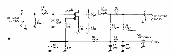 Preamplificador para 30 MHz 
