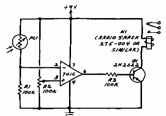 Detector de luz ajustable 
