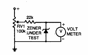 Prueba simple de diodos zener 
